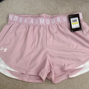 Under Armour Play Up Shorts 3.0, Women's - Light Pink NWT, size M